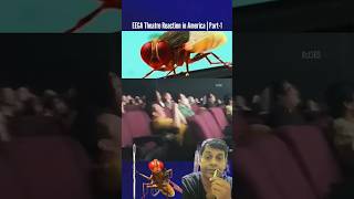 Eega movie reaction by americans 🪰😱 shorts shortsvideo ytshortsindia [upl. by Haymo156]