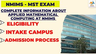 NMIMS MST EXAM I Complete information about APPLIED MATHEMATICAL COMPUTING AT NMIMS [upl. by Zachary]