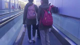 LAX Terminal B Walking Tour to Gates 201225 [upl. by Asaph]