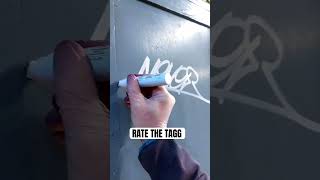 Graffiti Tagging NEVER graffiti art streetart shorts [upl. by Anerok]