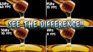 Difference in Framerates  60FPS vs 30FPS vs15FPS vs 8FPS Full HD [upl. by Velasco]