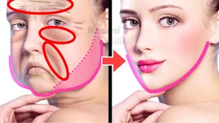 45MINS🔥FULL FACE LIFT EXERCISE FOR FULLER CHEEKS BIGGER EYES SLIM NOSE DOUBLE CHIN🔥 [upl. by Gnoy]