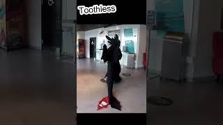 My How To Train Your Dragon Cosplays short fursuitmaker cosplay costume httyd toothless [upl. by Gabriellia]