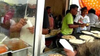 Mauritius Street Food  Dal Puri  Port Louis [upl. by Karolina]