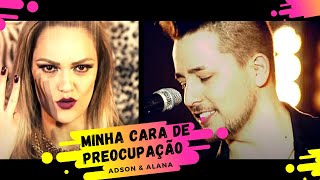 ADSON E ALANA  MINHA CARA DE PREOCUPAÇÃO  CLIPE OFICIAL  sertanejo  piseiro  forro  remix 2022 [upl. by Koeppel886]