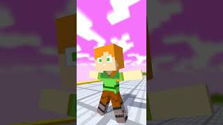 Whos the Best Baby Hero Baby Alex amp Baby Noob Girl minecraft fyp shorts [upl. by Yrok]