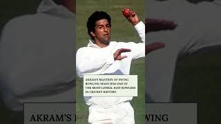 Did you know Wasim Akram is the only cricketer to have taken two wasimakram cricketrecords icc [upl. by Carmelo]