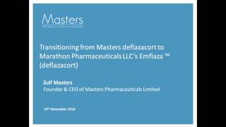 Webinar Deflazacort Access Navigating Potential Changes to Your Prescription  November 2016 [upl. by Avilo]