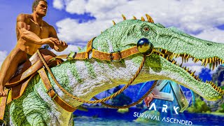 ARK SURVIVAL ASCENDED Gameplay E6  MAX LVL Baryonyx Taming amp Beaver Hunting [upl. by Philps]