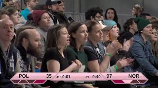 Roller Derby World Cup 2018 Poland vs Norway [upl. by Okiruy]