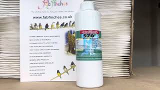 S76 In water bird mite treatment how to use Fabfinchesuk premium bird supplies [upl. by Kcod]