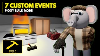 🧯 7 CUSTOM EVENTS in PIGGY BUILD MODE  Roblox [upl. by Ardnoik]