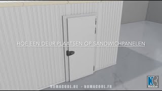 Hoe een deur monteren op sandwichpanelen [upl. by Kcirnek]