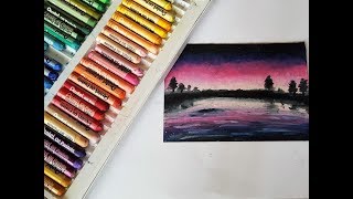 Desenhando Paisagem com Giz Pastel Oleoso [upl. by Hembree720]