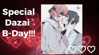 bsd texting story  Dazai birthday special  slight aganst  soukoku [upl. by Ardnuahc]