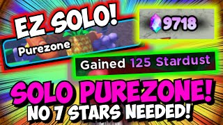 Free 125 Stardust EZ Solo New Purezone Raid  All Star Tower Defense Update [upl. by Rolph]