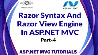 04  Razor Syntax And Razor View Engine In ASPNET MVC  ASPNET MVC Tutorials  MVC HindiUrdu [upl. by Buroker]