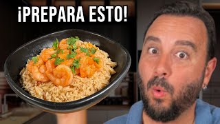 ¡TODOS AMAN ESTA RECETA Cómo hacer Arroz de Coco con Camarones [upl. by Lenej]