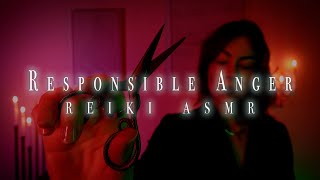 Clearing Anger Meridians  Aura  Body  Consciousness  Cord Cutting  Reiki with ASMR [upl. by Basil]