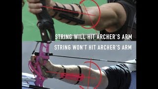 Bowstring hitting your arm Stop it from happening in two easy steps [upl. by Heeley]