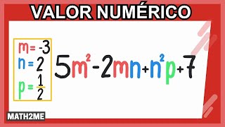 Expresiones algebraicas  Valor numérico [upl. by Annua]