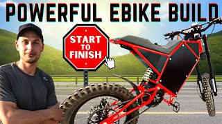 DIY Electric Bike Build homemade ebike  CyberBike from MySuperEbike [upl. by Calley13]