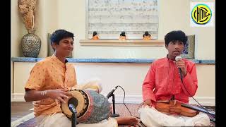 Chi Karthik Subramanian violin amp team from Dallas TX  Mysore Vasudevacharya Homage Page  443 [upl. by Zilada]