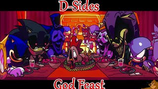 FNF MOD Remix Friday Night Funkin DSides  Sonicexe amp Friends vs MightyZip  God Feast [upl. by Ehtnax729]