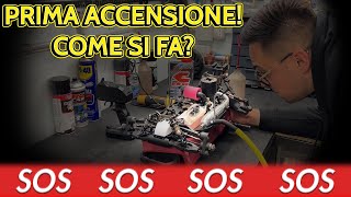 SOS COME SI FA Prima accensione MOTORE RC A SCOPPIO [upl. by Yirinec]