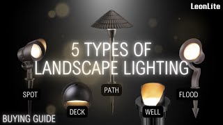 5 Types of Landscape Lighting How to Choose Them [upl. by Lambertson584]