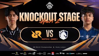 ID M6 Knockout Stage Hari 2  RRQ HOSHI VS TEAM LIQUID ID  Game 3 [upl. by Shayne]