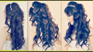 ★ ROMANTIC HAIRSTYLES  HALFUP HALF DOWN UPDO FOR PROM WEDDING HAIR TUTORIAL [upl. by Ariay]