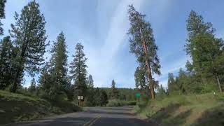 Hardman to Spray Oregon  4K Realtime Scenic Driving  40K Miles and Counting [upl. by Helbon]