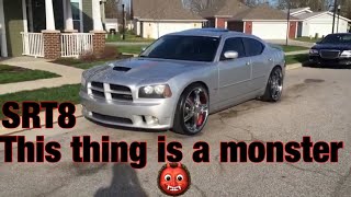 DODGE CHARGER SRT8 on 24 inch rims [upl. by Sinnej]