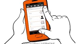 Application Livephone  le fixe devient smart [upl. by Eanehs]