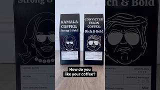 Approved by coffee snobs Loved by caffeine queens Free shipping myfavoritecoffee kamalaharris [upl. by Kronick]