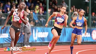 Allyson Felixs 200m Olympic bid comes down to wire in 2016  NBC Sports [upl. by Hauger]