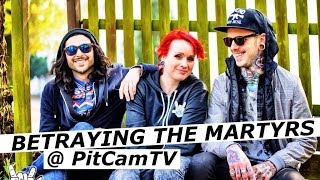 BETRAYING THE MARTYRS interview  Impericon Festival  wwwpitcamtv [upl. by Esiralc323]