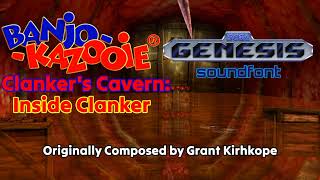 BanjoKazooie  Clankers Cavern Inside Clanker  Sega Genesis Soundfont Remix [upl. by Feingold329]