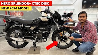 Hero Splendor Plus Xtec Disc Brake 2024 Model 💥 Offer  On Road Price  Mileage  Splendor Disc [upl. by Arahs]