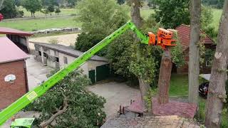 Merlo Roto 4030 woodcracker CS 750 von Fa Bäume von Fortmüller [upl. by Marabel]