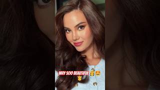 CATRIONA GRAYS KILLER EYE 🔥MISS UNIVERSE👸2018 music trending missuniverse braveandbeautiful [upl. by Nawtna]