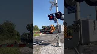 Wheeling and Lake Erie Mixed Freight Train from Lodi Ohio 7272024 train railroad shorts rail [upl. by Kimmie436]