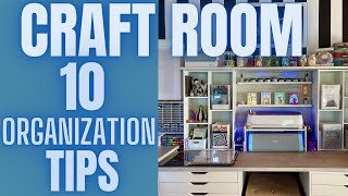 💥Organization amp Storage 💥 TIPS to CREATE a DREAM Craft Room [upl. by Talbot947]