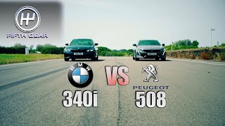 Peugeot 508 Sport Engineered vs BMW 340i  Fifth Gear [upl. by Ik]