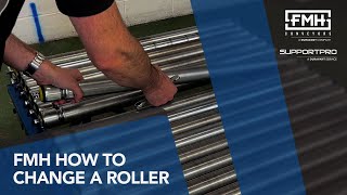 How to  Change a Roller  FMH Conveyors International [upl. by Sawyere22]