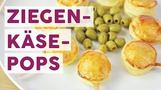 Rezept für leckere ZiegenkäsePops 🐐🧀  FOOD [upl. by Jameson]