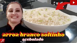 RECEITA SIMPLES DE ARROZ SOLTINHO ACEBOLADO  COMO USAR PANELA TRAMONTINA DE INOX  Chef Janaína [upl. by Triplett]