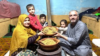 Cooking Forest Yak Meat Yakhni Pulao In Our Traditional Stove  Mountain Family Life [upl. by Annej947]