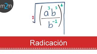 Radicación de fracciones │ ejercicio 1 [upl. by Anitsenre]